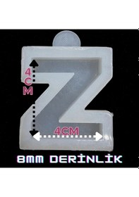 Resim Harf Kalıbı / Noktalı Harf / Türkçe Karakter Silikon Kalıp Z 