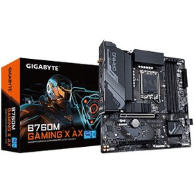 Resim Gigabyte B760M Gaming X AX D5 1700P microATX Anakart 