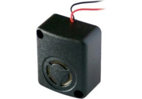 Resim Powermaster 12 Volt Dc Devreli Kablolu Siren Ses Buzzer IC-221A 