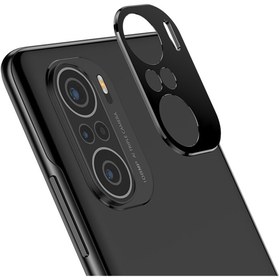 Resim Microcase Xiaomi Poco F3 Kamera Lens Koruma Halkası - Kapalı Tasarım Siyah 