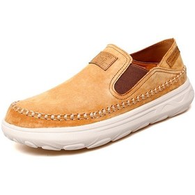 Resim Sımıcg Erkek Deri Loafer Ayakkabı Sarı 