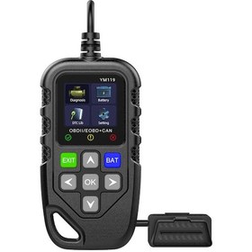 Resim Wezone Ym119 Obd-ıı Araç Tarayıcı: Motor Arıza Tespiti, Akü Kontrolü, 12v Benzinli Araçlar İçin Uyumlu, Siyah 