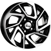 Resim -999-05 6.5x16"-5x112 ET45 72.6 Diamond Black Gloss Jant 4 Adet CMS