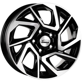 Resim -999-05 6.5x16"-5x112 ET45 72.6 Diamond Black Gloss Jant 4 Adet 