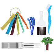 Resim Adet Klima Fin Temizleme Seti Klima Kondansatörü Fin Tarak Ac Bobin Temizleyici Hava Buzdolabı Fin Temizleyici Buharlaştırıcı Radyatör Onarı 