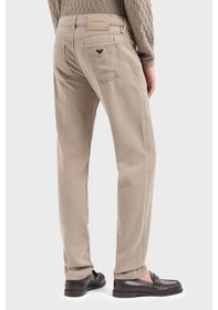 Resim Emporio Armani Erkek Kot Pantolon Em000668 Af12631 U6167 Bej Bej 