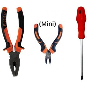 Resim Hasbros 3 Parça Tamirci Seti(Pense,Mini Yan Keski,Yıldız Tornavida) 