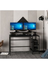 Resim Minarmobilya Minar Greta Çalışma Masası Modül2 - Mat Siyah 