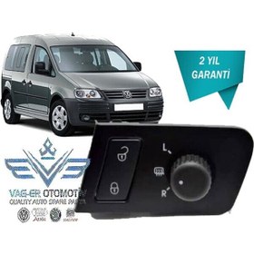 Resim CADDY 2004-2015 DIŞ DİKİZ AYNA AYAR KUMANDA DÜĞMESİ 1T1959565K 