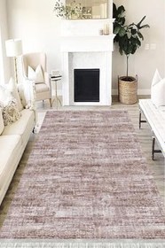 Resim Doku Westa Kaymaz Tabanlı Yıkanabilir Antibakteriyel Dijital Baskı Doku Halı Kilim, DK-5153C-WST-120X350 