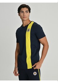 Resim Fenerbahçe S.k. 25/26 Sezon Tribün Basic Tişört Tribün Forması Lacivert 