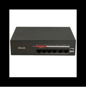 Resim Hilook Ns-0106mp-35(b), 4 Port, Megabit, Poe 35w, 2 Port Megabit Uplink, Yönetilemez, Masaüstü Switc 