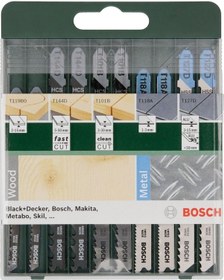 Resim Bosch Ahşap & Metal Karışık Dekupaj Testere Seti 10'lu – 2609256746 