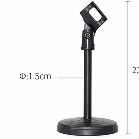 Resim Microcase Portatif Metal Gövde Masaüstü Mikrofon Tutucu Al5719 
