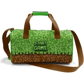 Resim Coral High Yeşil Kahverengi High Craft Desenli Spor Çantası 27523 Yeşil 