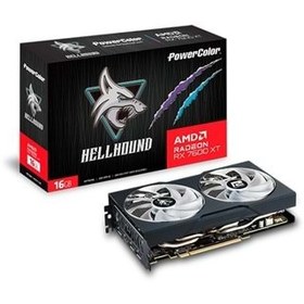 Resim PowerColor Hellhound RX7600XT 16G-L/OC 16GB GDDR6 128Bit Ekran Kartı 