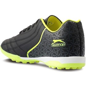 Resim Slazenger HINO HS Çocuk Halı Saha Siyah / Sarı Futbol Ayakkabısı 