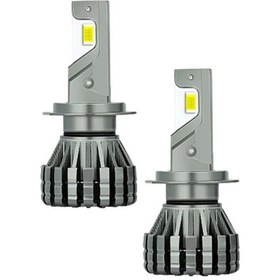 Resim H7 Araba Led Far Ampulleri, 70w 14500 Lümen 6000k Led Far Dönüşüm Kiti Süper Parlak Otomatik Yüksek/düşük Işın Ampulleri 2'li Paket 