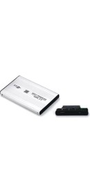 Resim Wozlo 2.5 USB Sata HDD SSD Harddisk Kutusu Aliminyum Gövde Harici HDD Kutu - Gri 