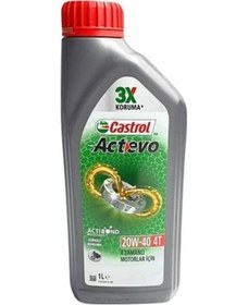 Resim Castrol Actevo 4t 20w/40 Motosiklet Yağı 1 Lt. 
