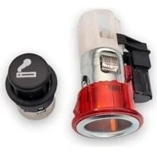 Resim Cekar Store Çakmaklık Kovanı Manşonu Kırmızı 1J0919309 Seat Leon Mk2 ile Uyumlu 2006-2012 