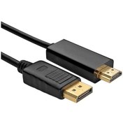 Resim Maxgo 4318 Display Port To HDMI Çevirici Dönüştürücü Adaptör Kablosu 1.8 M 