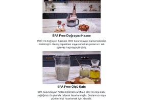 Resim Parlak Altın Renkli 1000W Blender Seti, Buz Kırma, Çok Amaçlı Mutfak Robotu 