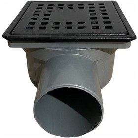 Resim 10X10 Siyah Çelik Çerçeveli Süzgeç Kötü Kokulara Son Q50 Yan Çıkış 