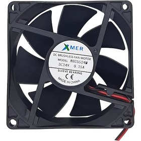 Resim Robodünya-80X80X25Mm 24V 0.25A 2P Xmer Fan Diğer