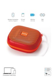 Resim Piranha 7834‑T Kablosuz TWS Bluetooth Hoparlör | IPX7 Suya Dayanıklı | USB & TF Kart Girişli | Taşın 