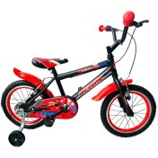 Resim Bardakcı BikeDIEGO16 Jant Çocuk Bisikleti Siyah-Kırmızı 4-6 Yaş Uyumlu 