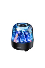Resim Recci RSK-W20 Magic Forest TF/AUX/USB Hi-Fi RGB Işıklı Wireless Bluetooth 5.0 Speaker Hoparlör 