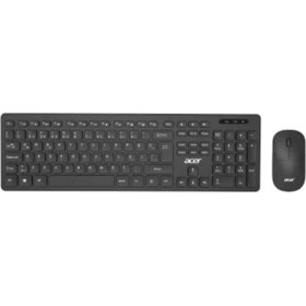 Resim Acer OAK-920 Siyah Kablosuz Sessiz Tuşlu 2.4 Ghz Klavye Moue Set ( Mouse 1200Dpı) Caps Lock 