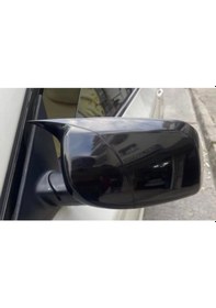 Resim Sts Oto Aksesuar Bmw E60 2003-2010 Batman Yarasa Ayna Kapağı Piano Black Abs Plastik (01) 