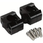 Resim Tongdashop Siyah Cnc Bilyalı Gidon Kelepçeleri 22 28mm Yağlı Çubuklar Dirt Yarış Motosikletleri 
