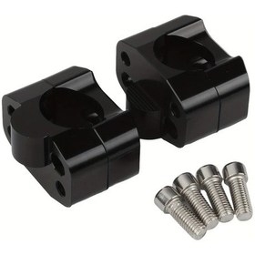 Resim Tongdashop Siyah Cnc Bilyalı Gidon Kelepçeleri 22 28mm Yağlı Çubuklar Dirt Yarış Motosikletleri 