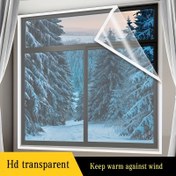 Resim Rüzgar Geçirmez Şeffaf Yalıtım Filmi, Kışlık Pencere Rüzgar ve Soğuk Koruma Filmi, Kalınlaştırılmış Plastik Bez Yüksek Netlikte Berrak, Deliksiz Kendinden Yapışkanlı Termal Perde, Çeşitli Kapılar ve Camlar İçin Uygun, Sürgülü Camlar, Mutfak Pencereleri, Yatak Odası Pencereleri vb 