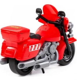 Resim Polesie Oyuncak 8947 Harley Yarış Motosikleti Kırmızı 27 cm 