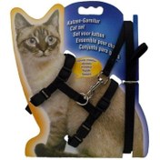 Resim Katzen Kedi Göğüs Tasması - Siyah 