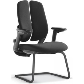 Resim Uzay Ofis Blance Bekleme Koltuğu U-ayak -siyah 