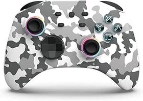 Resim PHNIXGAM Camo Wireless Switch Controller, Compatible with Switch/ Switch Lite/ Switch OLED, for Windows PC IOS 13.4 and above Android 10.0 and above with Cool RGB/ Motion Control/ Vibration/ Turbo 