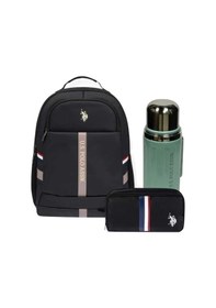 Resim Okul Sırt Çantası + Kalem Çantası + Çelik Matara 600 Ml Premium Set Çok Renkli Çok Renkli 