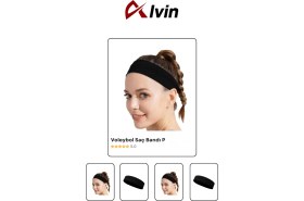 Resim Alvin Spor Unisex Spor Saç Bandı – Koşu, Fitness, Voleybol ve Basketbol Için Ter Tutmaz Bant 