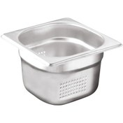 Resim Öztiryakiler Delikli Gastronom Küvet, 15 Cm, Gnp 1/6 