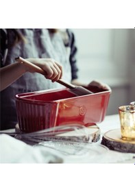 Resim Emile Henry Kek/fırın Kabı Baton 31 X 13 Cm Kırmızı/burgundy -346180 - Kırmızı/burgundy Kırmızı 