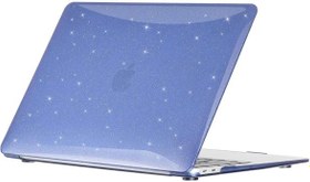 Resim MacBook Air M1 A2337 A1932 A2179 Luxury Simli Kılıf Kapak 