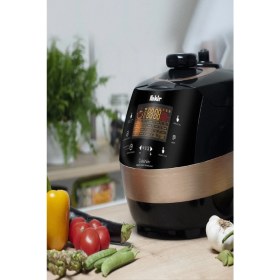 Resim Mediterian Cuisinier Çok Programlı Basınçlı Pişirici Siyah 