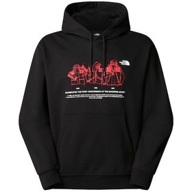 Resim The North Face U Mnt Annıversary Relaxed Crew Kapşonlu Swetşört Nf0a8dn7jk31 Siyah 