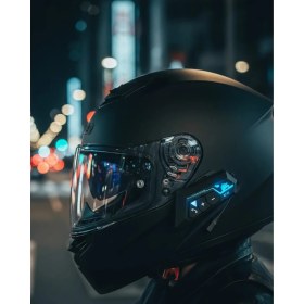 Resim Zero Land Gld-Spt- Motosiklet Kask Bluetooth Kulaklık 20 Saat Konuşma Süresi 
