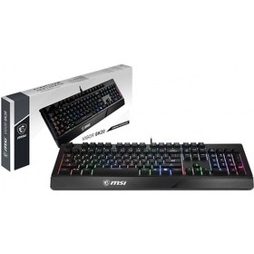 Resim MSI Vigor GK20 TR Rainbow Kablolu Q Oyuncu Klavye 